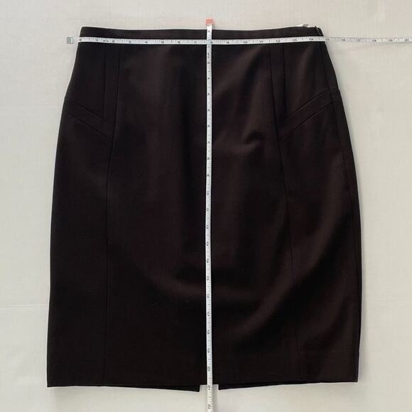 Express Design Studio Brown Pencil Skirt, Classic, Capsule Wardrobe Basic, 6 - Picture 12 of 14